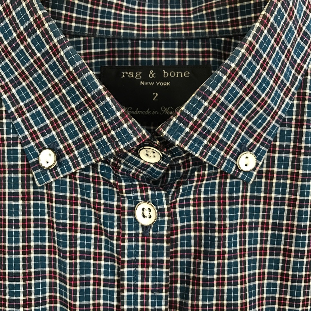 Rag & Bone Gingham Button Down - image 2